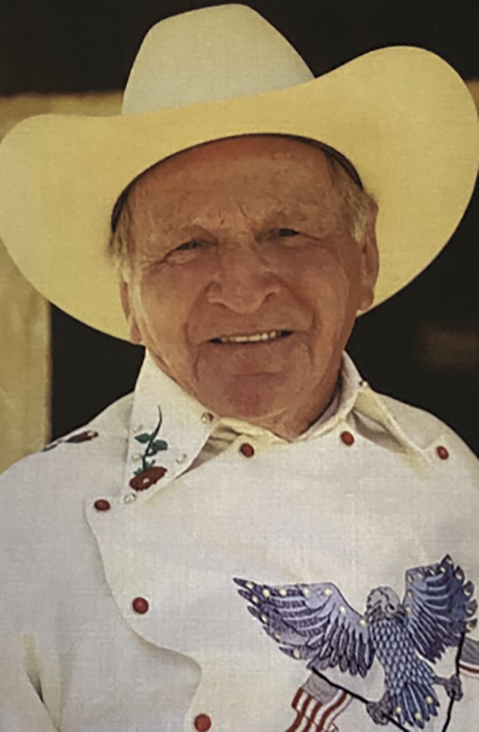 J.W. Stocker roping cowboy
